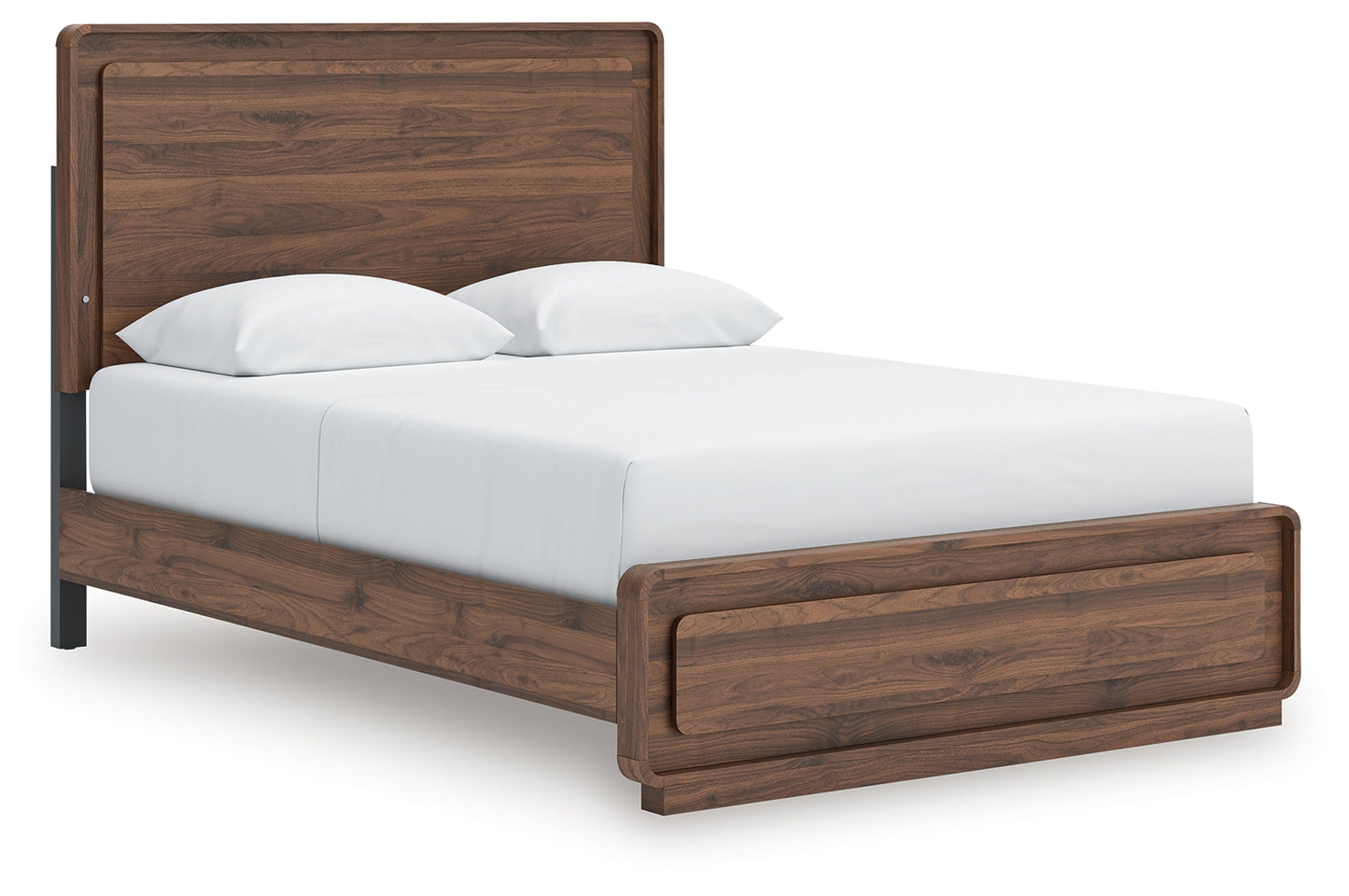 The Furniture Outlets - Ashley Furniture - Fortlorn Bedroom - Queen Panel Bed / Walnut Brown - PCB386B2