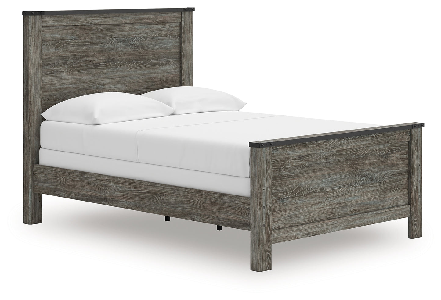 The Furniture Outlets - Ashley Furniture - Frandern Bedroom - Full Panel Bed / Black/Gray - B4480B19