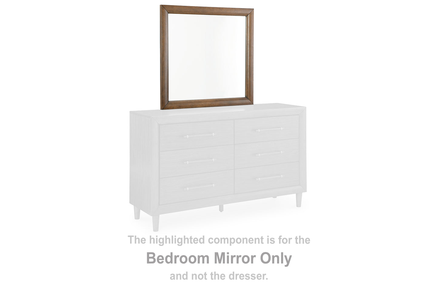 The Furniture Outlets - Ashley Furniture - Lyncott Bedroom - Bedroom Mirror / Brown - B615-36