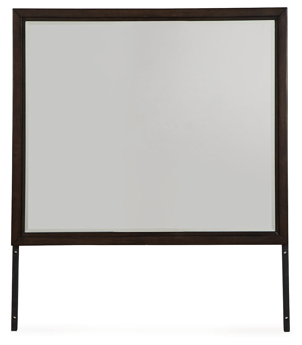 The Furniture Outlets - Ashley Furniture - Neymorton Bedroom - Bedroom Mirror / Dark Grayish Brown - B618-36
