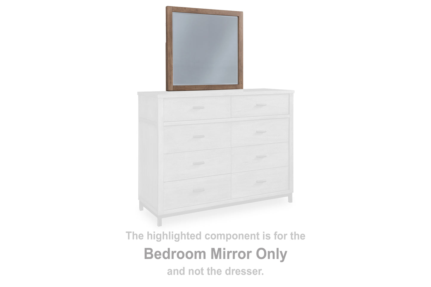 The Furniture Outlets - Ashley Furniture - Tomtyn Bedroom - Bedroom Mirror / Light Brown - B622-36