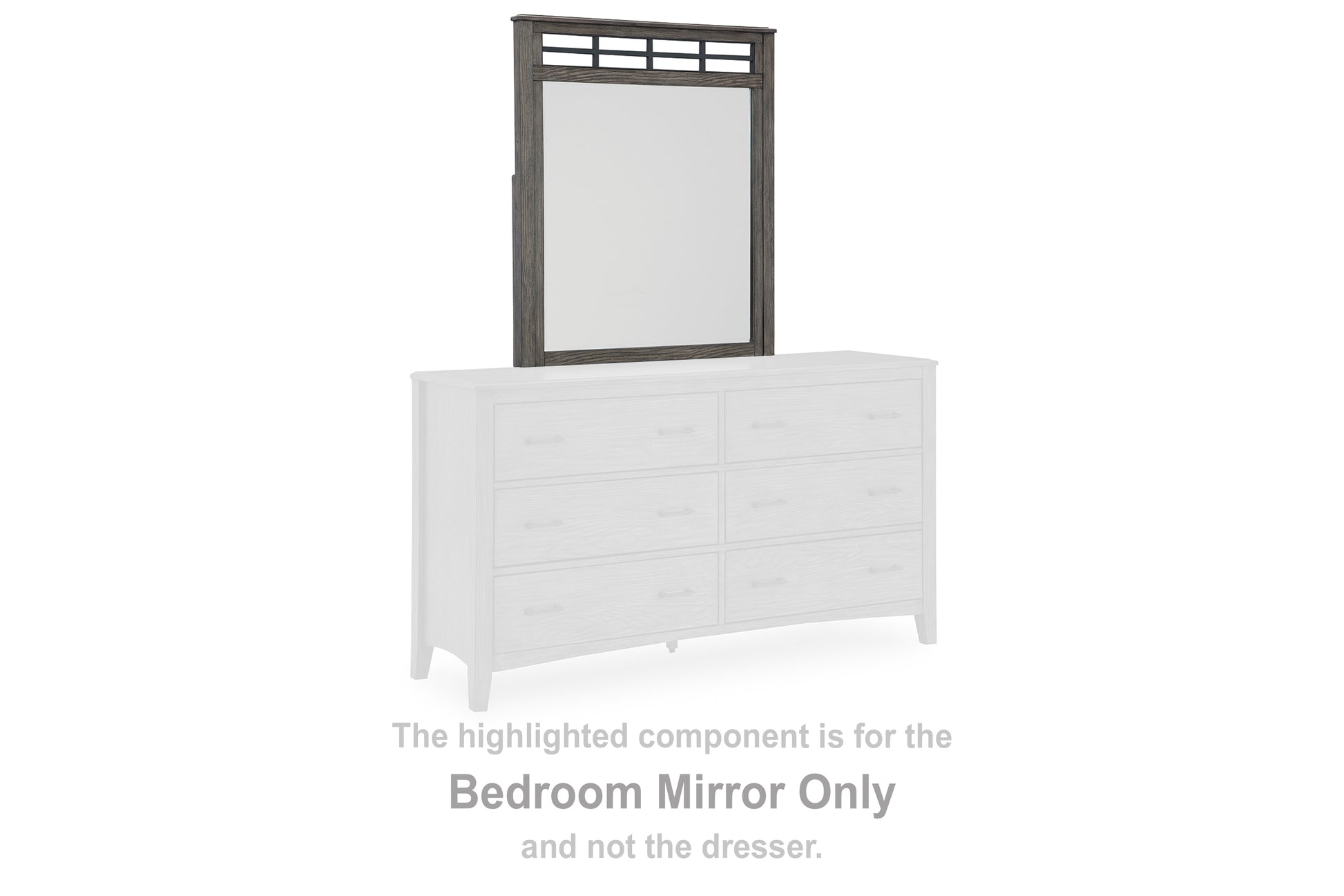 The Furniture Outlets - Ashley Furniture - Montillan Bedroom - Bedroom Mirror / Grayish Brown - B651-36