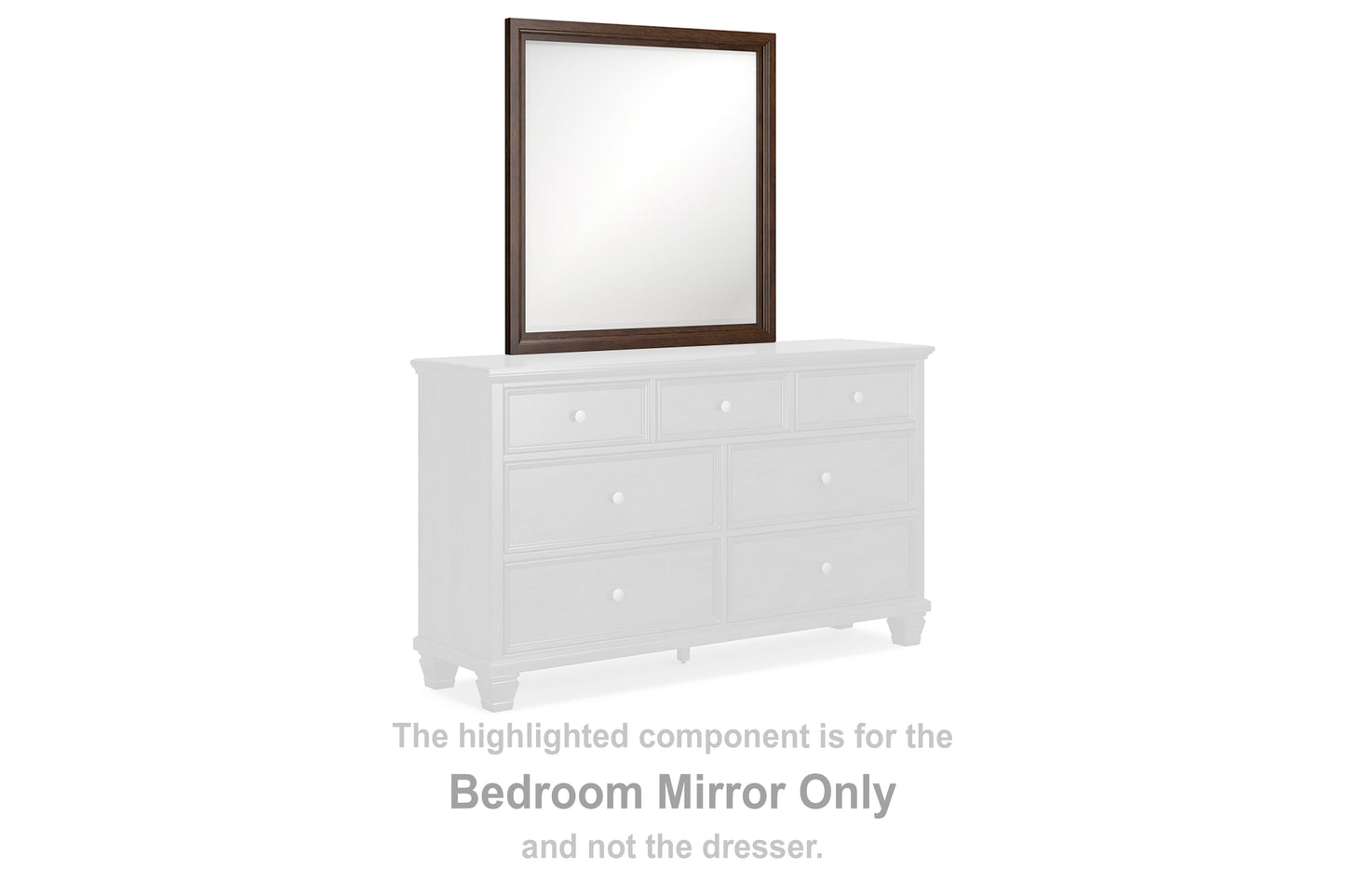 The Furniture Outlets - Ashley Furniture - Danabrin Bedroom - Bedroom Mirror / Brown - B685-36