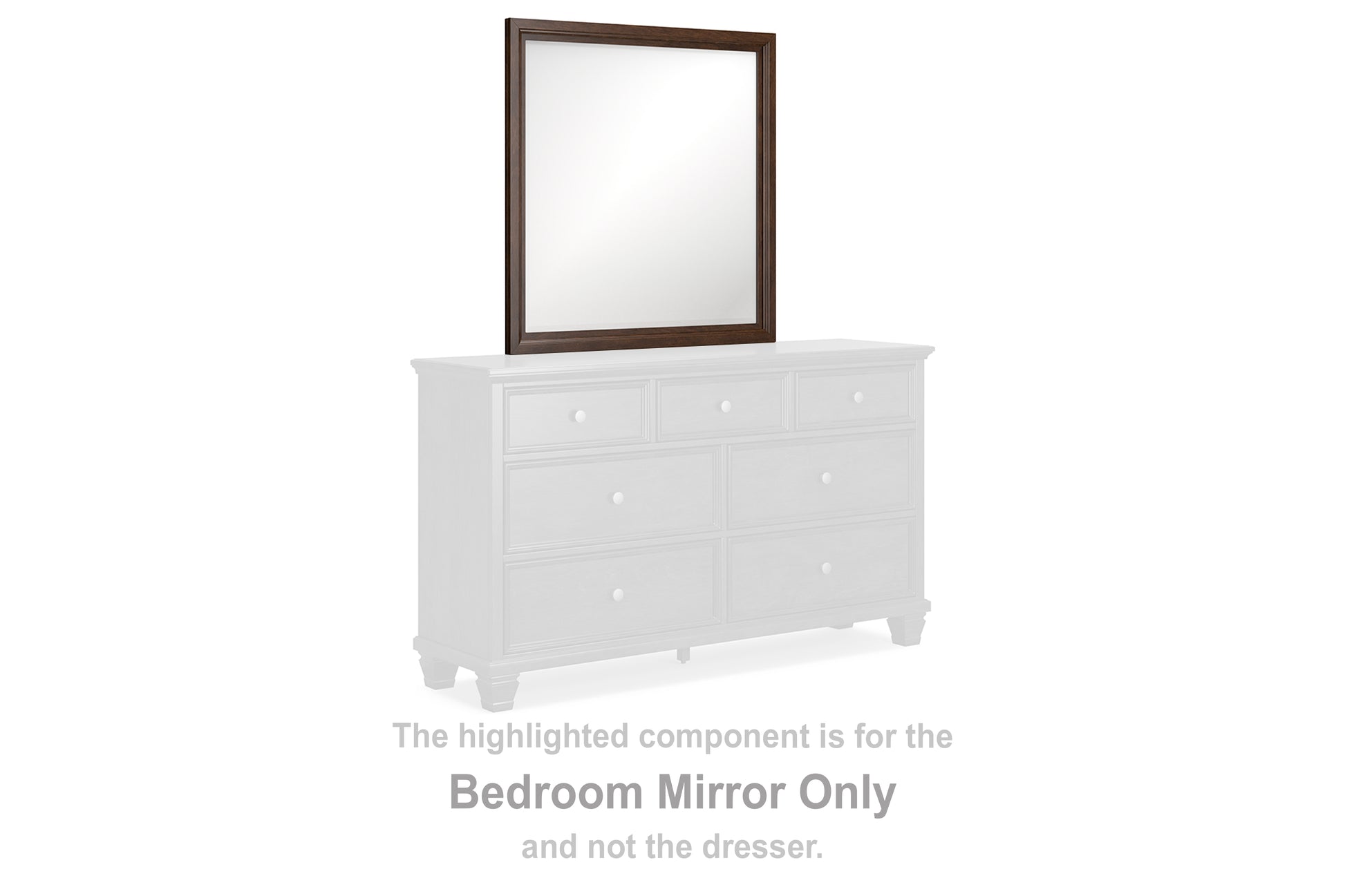 The Furniture Outlets - Ashley Furniture - Danabrin Bedroom - Bedroom Mirror / Brown - B685-36