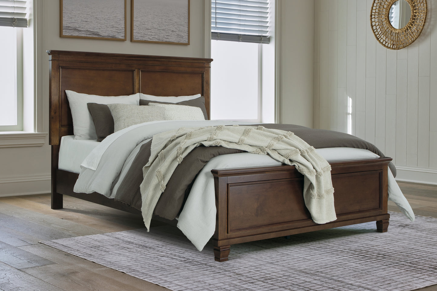 The Furniture Outlets - Ashley Furniture - Danabrin Bedroom - Queen Panel Bed / Brown - B685B2