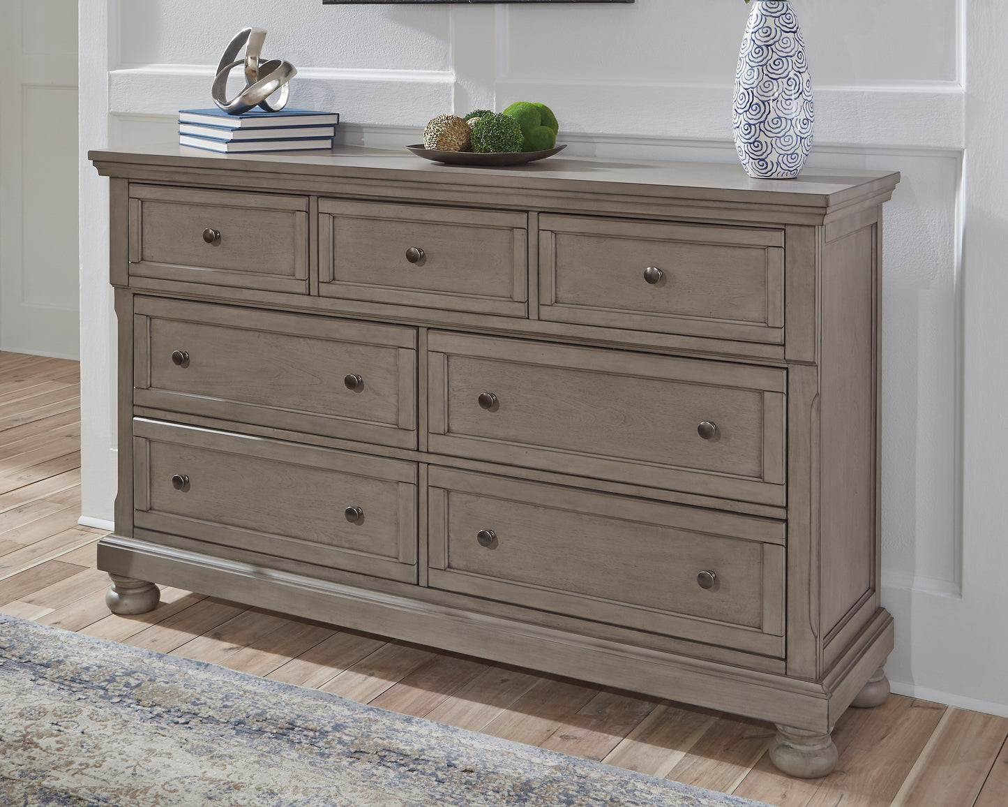 The Furniture Outlets - Ashley Furniture - Lettner Bedroom - Dresser / Light Gray - B733-31