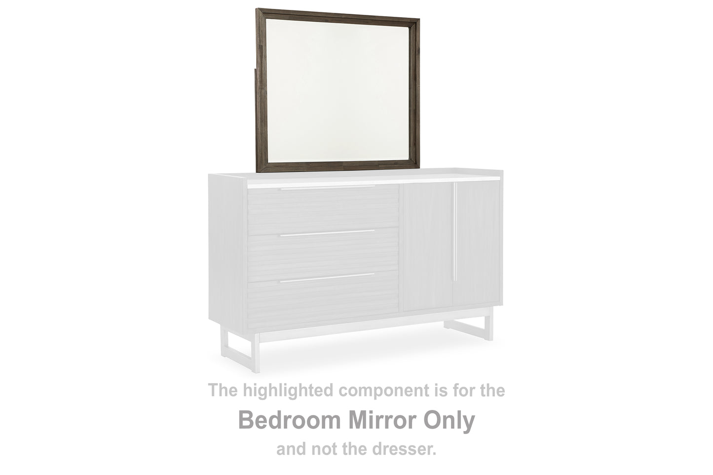 The Furniture Outlets - Ashley Furniture - Arkenton Bedroom - Bedroom Mirror / Grayish Brown - B786-36