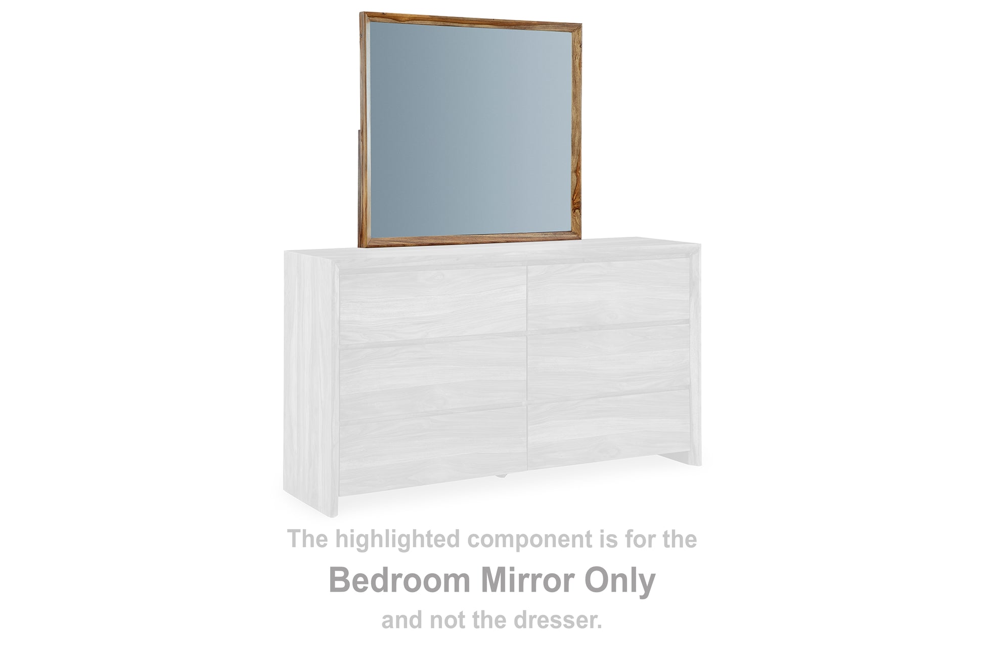 The Furniture Outlets - Ashley Furniture - Dressonni Bedroom - Bedroom Mirror / Brown - B790-36