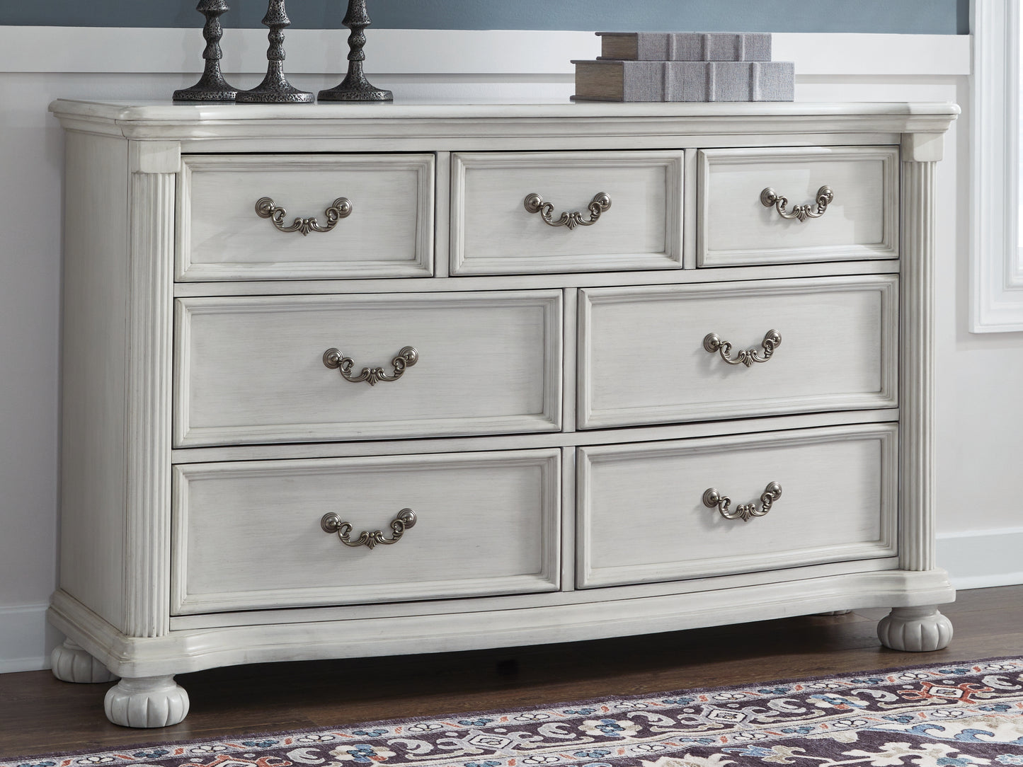 The Furniture Outlets - Ashley Furniture - Montelaine Bedroom - Dresser / Antique White - B795-31