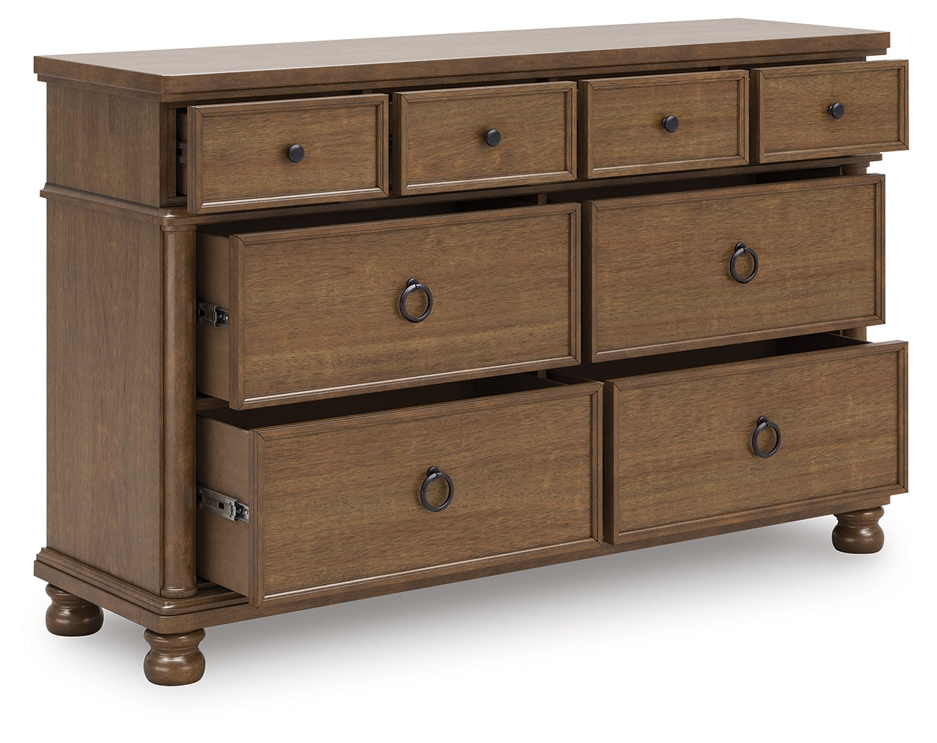 The Furniture Outlets - Ashley Furniture - Rowlenstown Bedroom - Dresser / Brown - PCB824-31