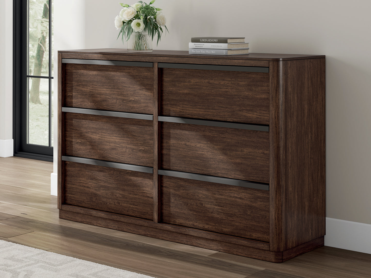 The Furniture Outlets - Ashley Furniture - Dilenno Bedroom - Dresser / Dark Brown - PCB857-31