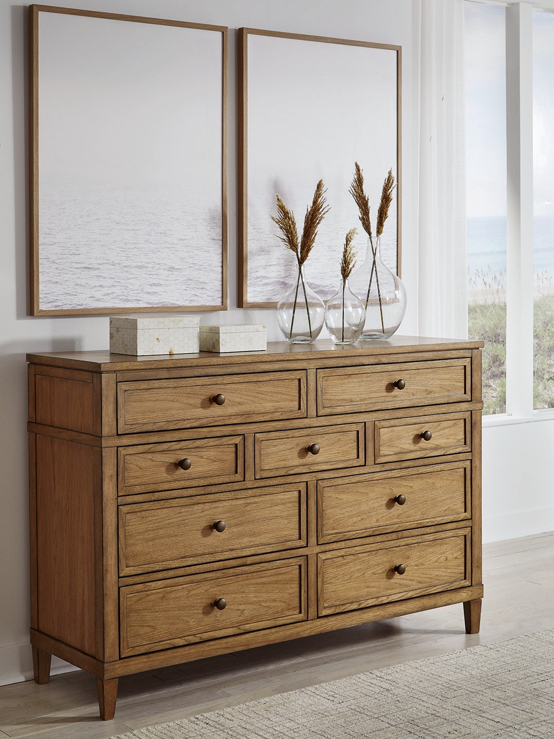 The Furniture Outlets - Ashley Furniture - Sharlance Bedroom - Dresser / Brown - B895-31