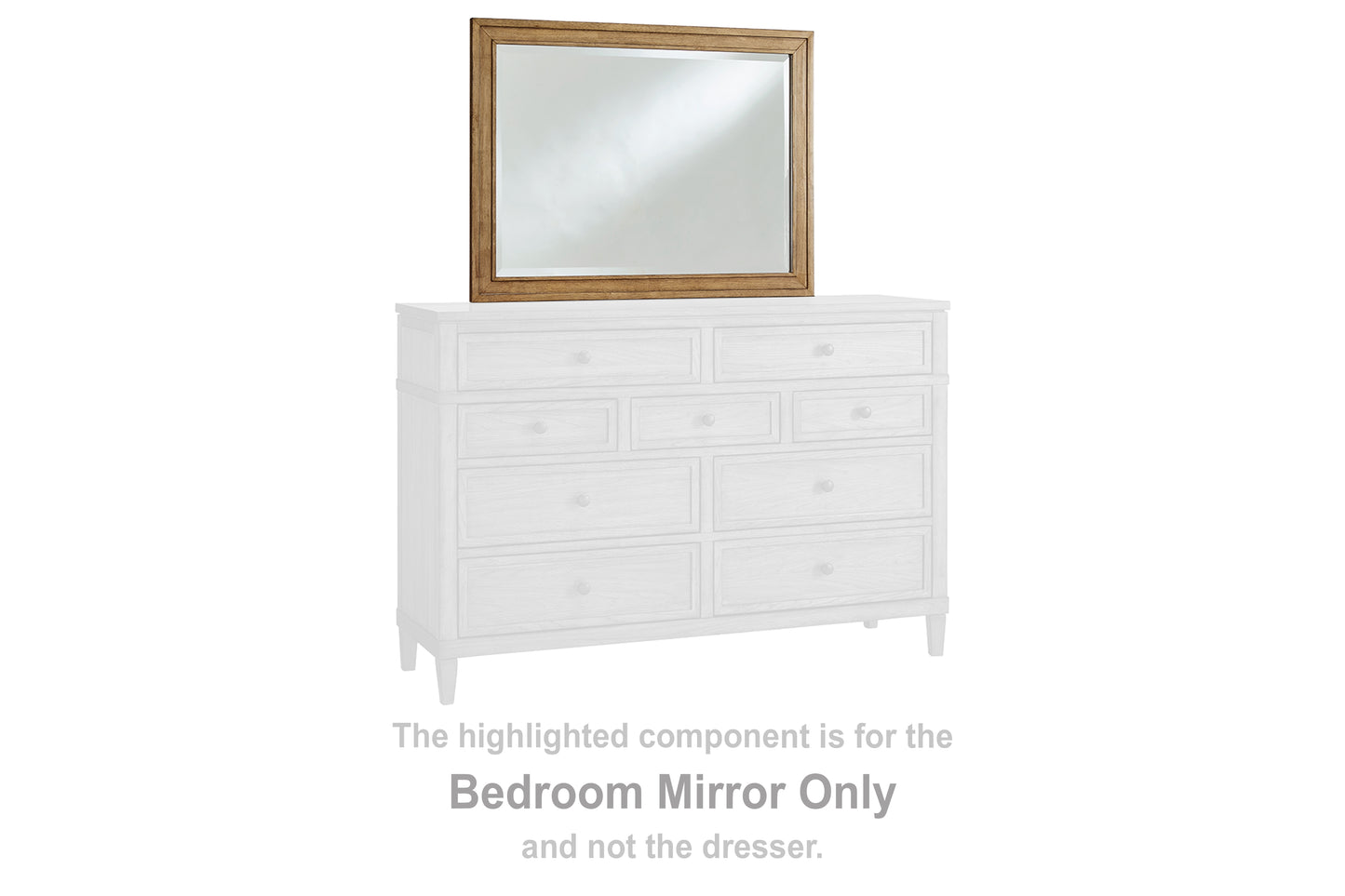 The Furniture Outlets - Ashley Furniture - Sharlance Bedroom - Bedroom Mirror / Brown - B895-36