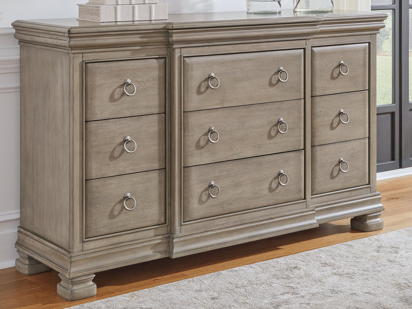 The Furniture Outlets - Ashley Furniture - Lexorne Bedroom - Dresser / Gray - B924-31