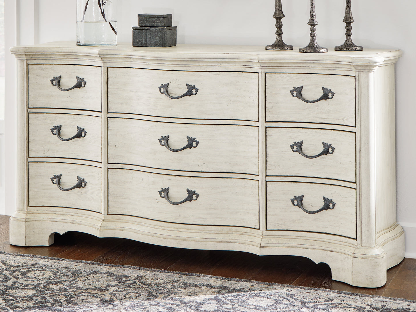 The Furniture Outlets - Ashley Furniture - Arlendyne Bedroom - Dresser / Antique White - B980-31