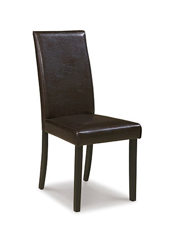 The Furniture Outlets - Ashley Furniture - Kimonte Dining Room - Dining Chair (Set of 2) / Dark Brown - D250-02X2
