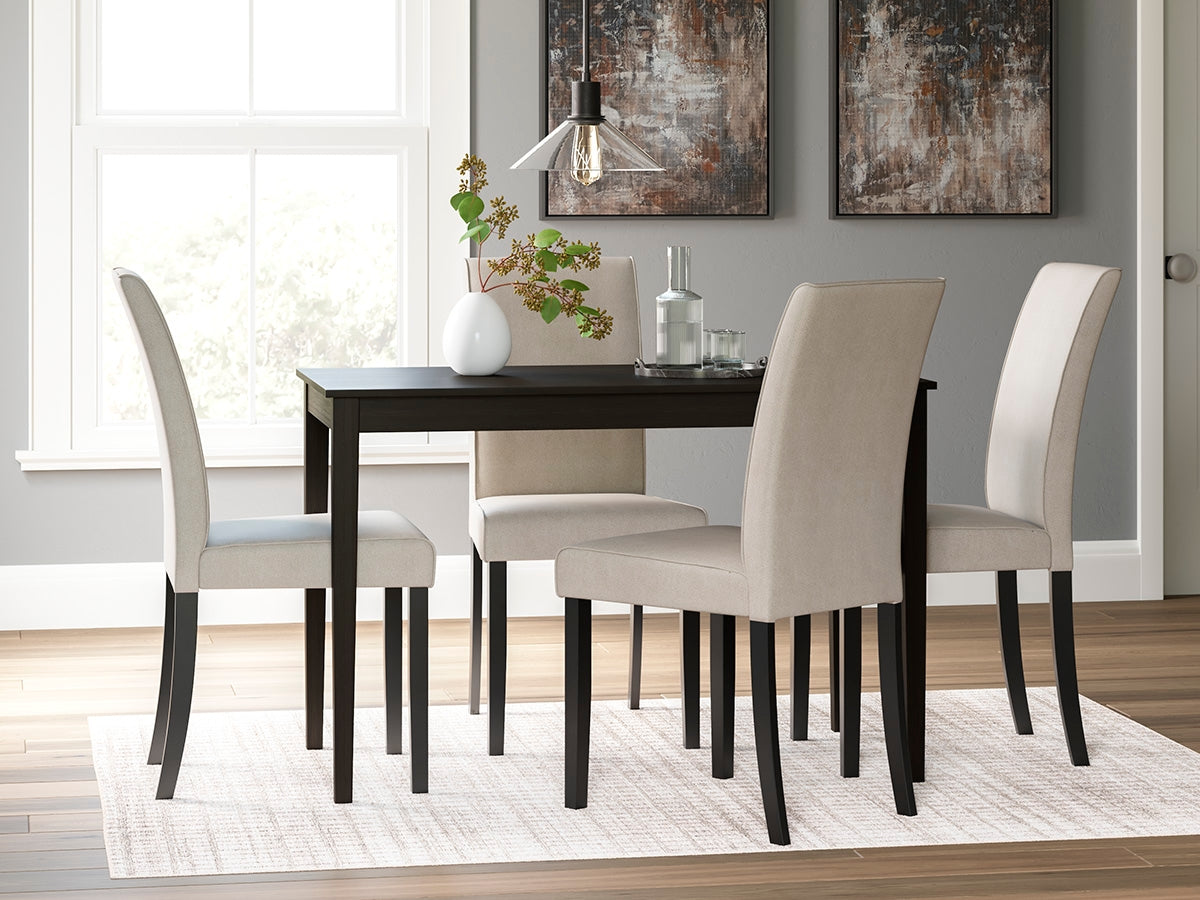 The Furniture Outlets - Ashley Furniture - Kimonte Dining Room - Dining Chair (Set of 2) / Ivory - D250-01X2