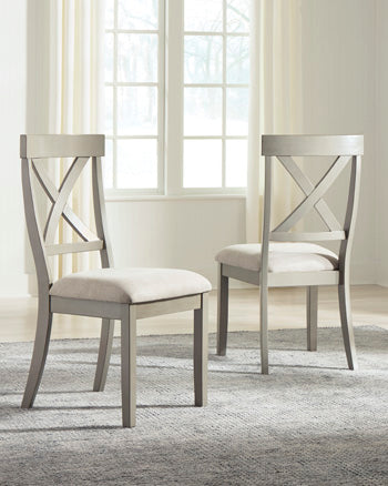 The Furniture Outlets - Ashley Furniture - Parellen Dining Room - Dining Chair (Set of 2) / Gray - D291-01X2