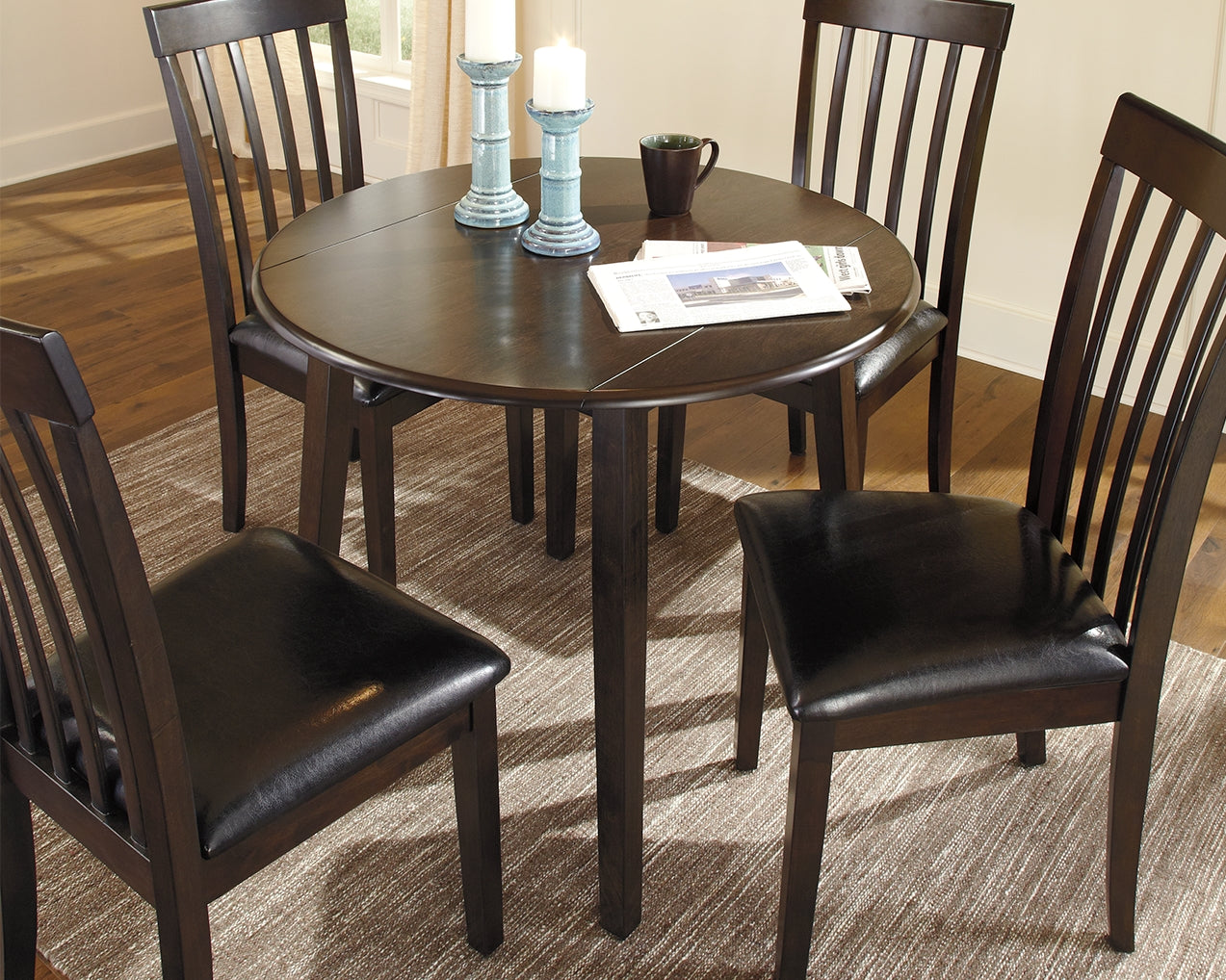 The Furniture Outlets - Ashley Furniture - Hammis Dining Room - Dining Chair (Set of 2) / Dark Brown - D310-01X2