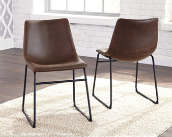 The Furniture Outlets - Ashley Furniture - Centiar Dining Room - Dining Chair (Set of 2) / Brown/Black - D372-01X2