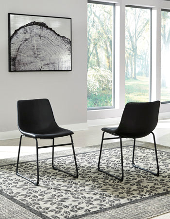 The Furniture Outlets - Ashley Furniture - Centiar Dining Room - Dining Chair (Set of 2) / Black - D372-06X2