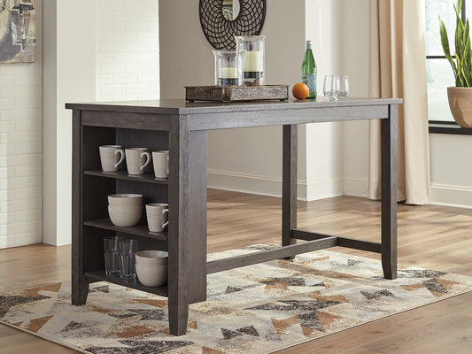 The Furniture Outlets - Ashley Furniture - Caitbrook Dining Room - RECT DRM Counter TBL Set(7/CN) / Gray - D388-423