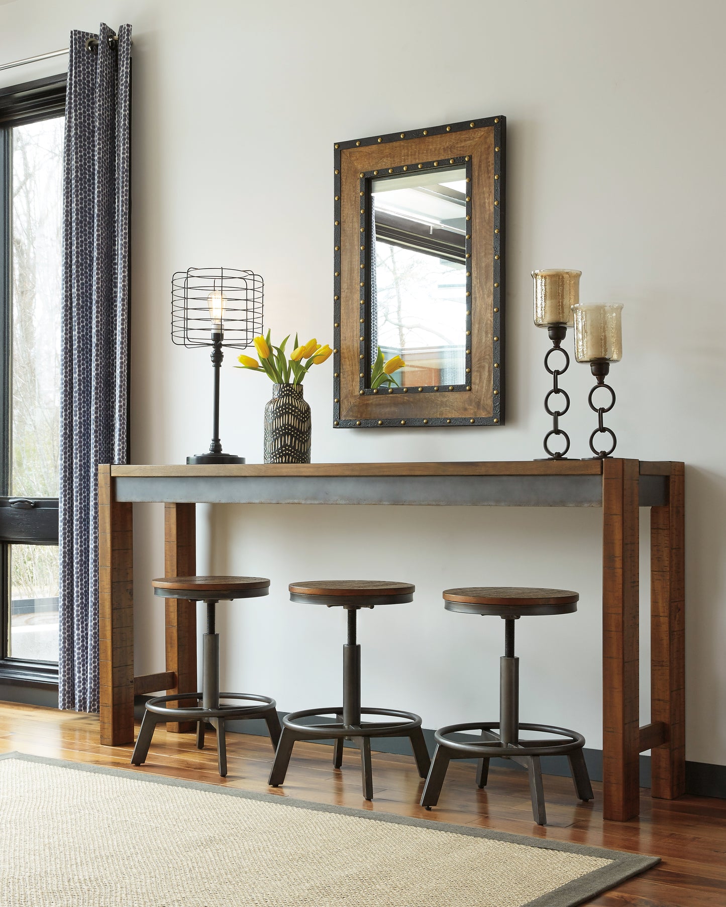 The Furniture Outlets - Ashley Furniture - Torjin Dining Room - Counter Height Stool (Set of 2) / Vintage White - D440-224X2