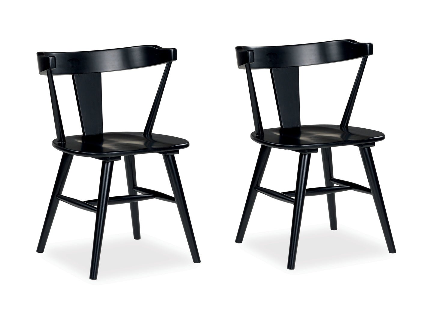 The Furniture Outlets - Ashley Furniture - Gretlynn Dining Room - Dining Chair (Set of 2) / Black/Natural - D501-02X2