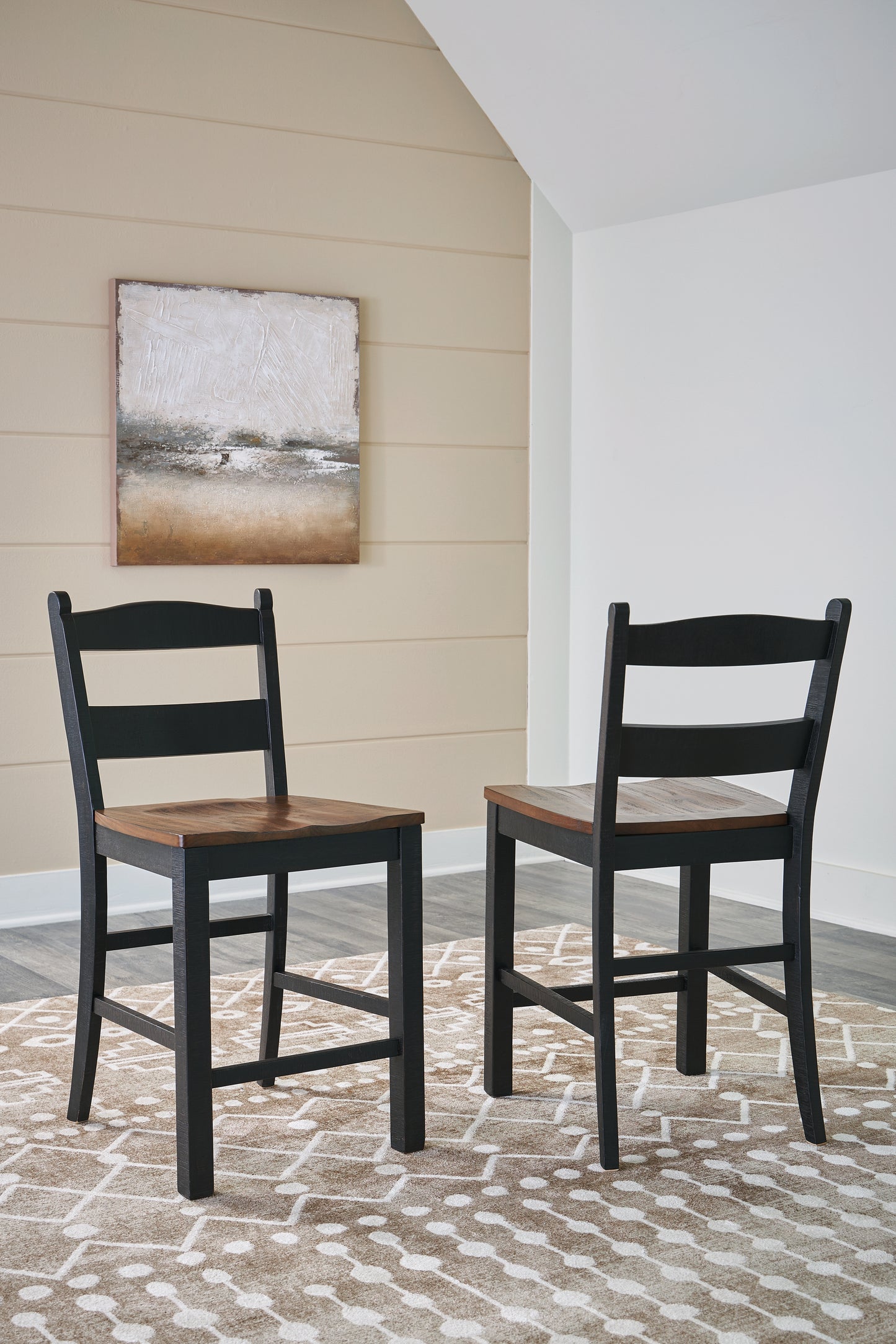 The Furniture Outlets - Ashley Furniture - Valebeck Dining Room - Counter Height Barstool (Set of 2) / Multi - D546-724X2