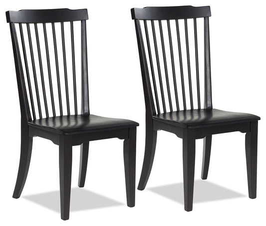 The Furniture Outlets - Ashley Furniture - Brenkerton Dining Chair (Set of 2) - Dining Chair (Set of 2) / Black - PCD591-01X2