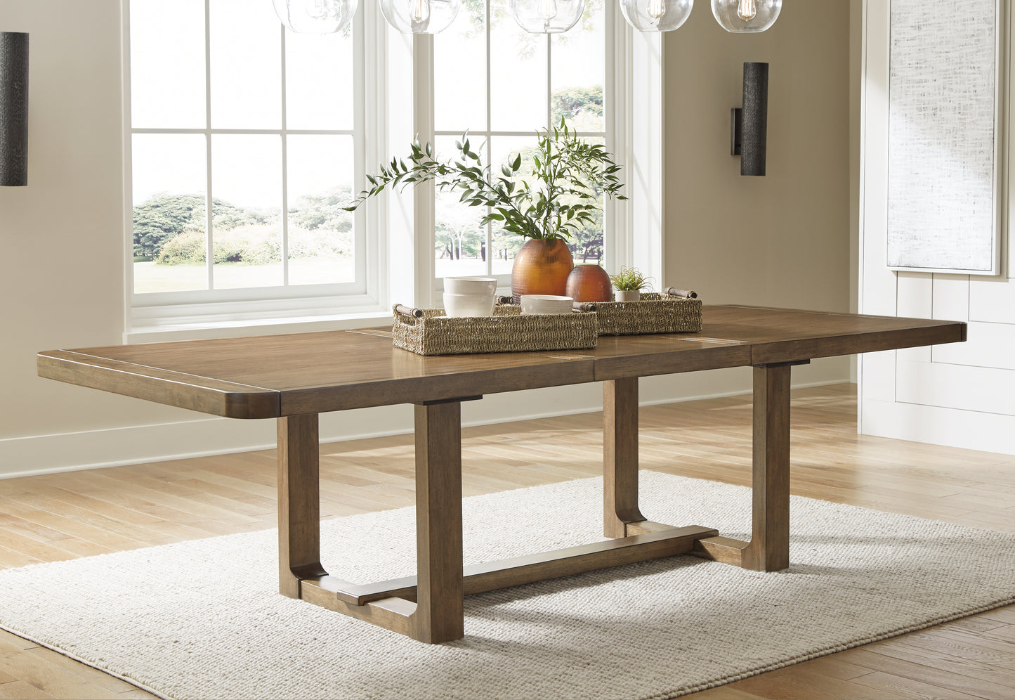 The Furniture Outlets - Ashley Furniture - Cabalynn Dining Room - RECT Dining Room EXT Table / Light Brown - D974-35