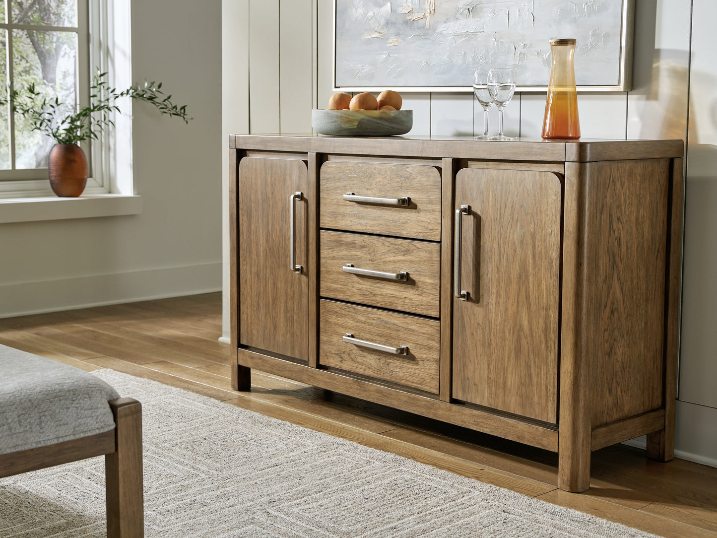 The Furniture Outlets - Ashley Furniture - Cabalynn Dining Room - Dining Room Server / Light Brown - D974-60