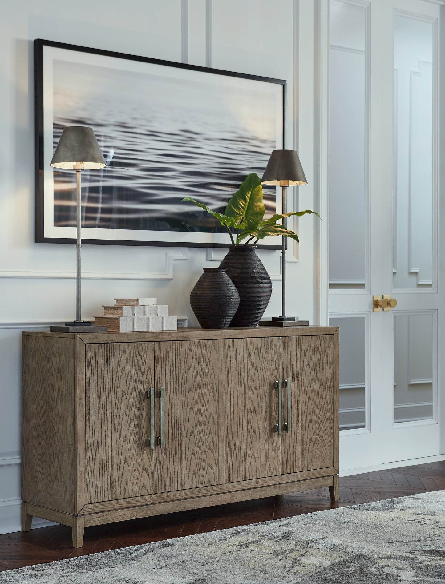 The Furniture Outlets - Ashley Furniture - Chrestner Dining Room - Dining Room Server / Gray - D983-60