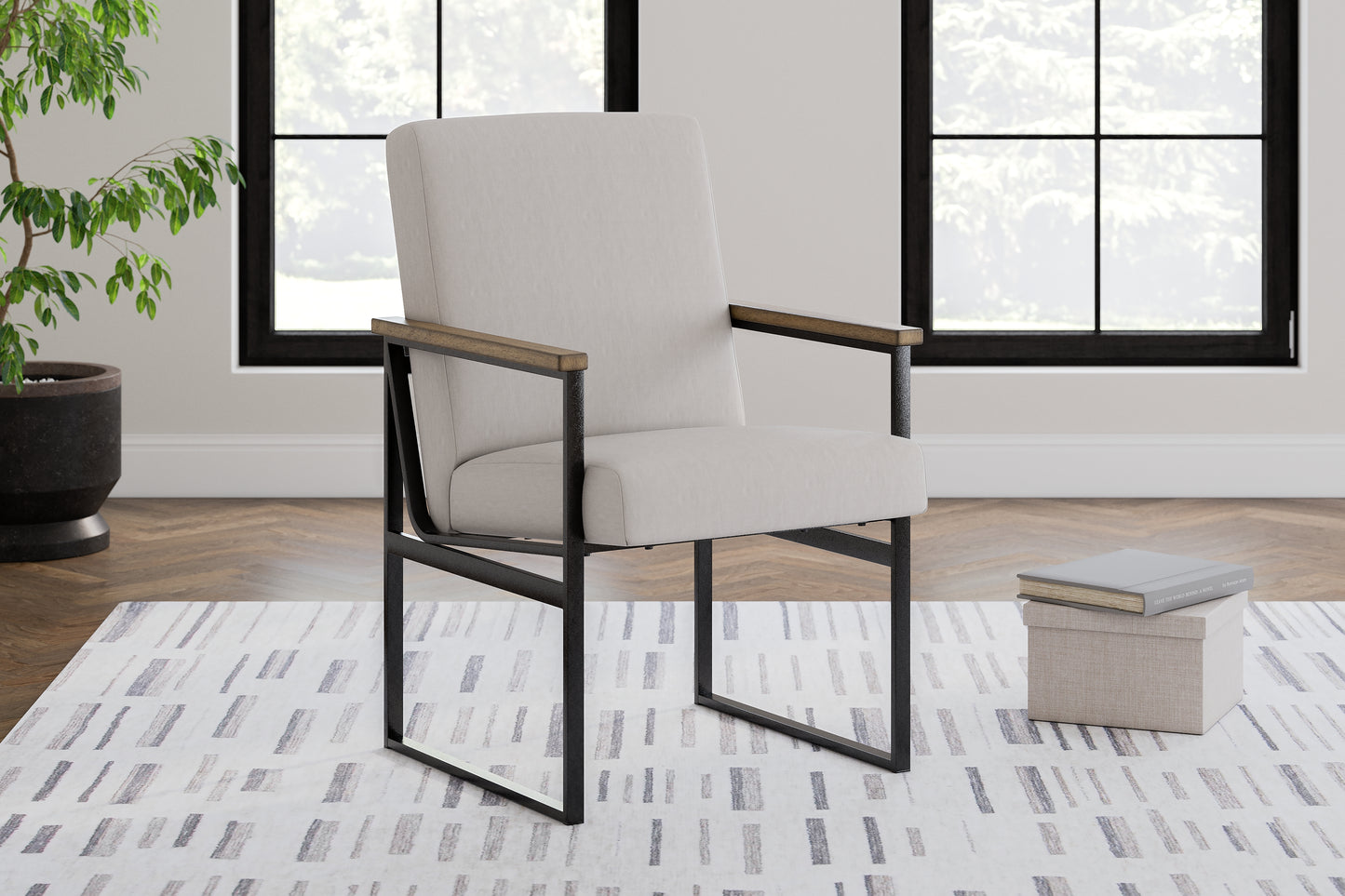 The Furniture Outlets - Ashley Furniture - Montia Desk Chair - Home Office Desk Chair (1/CN) / Light Brown - H632-01A