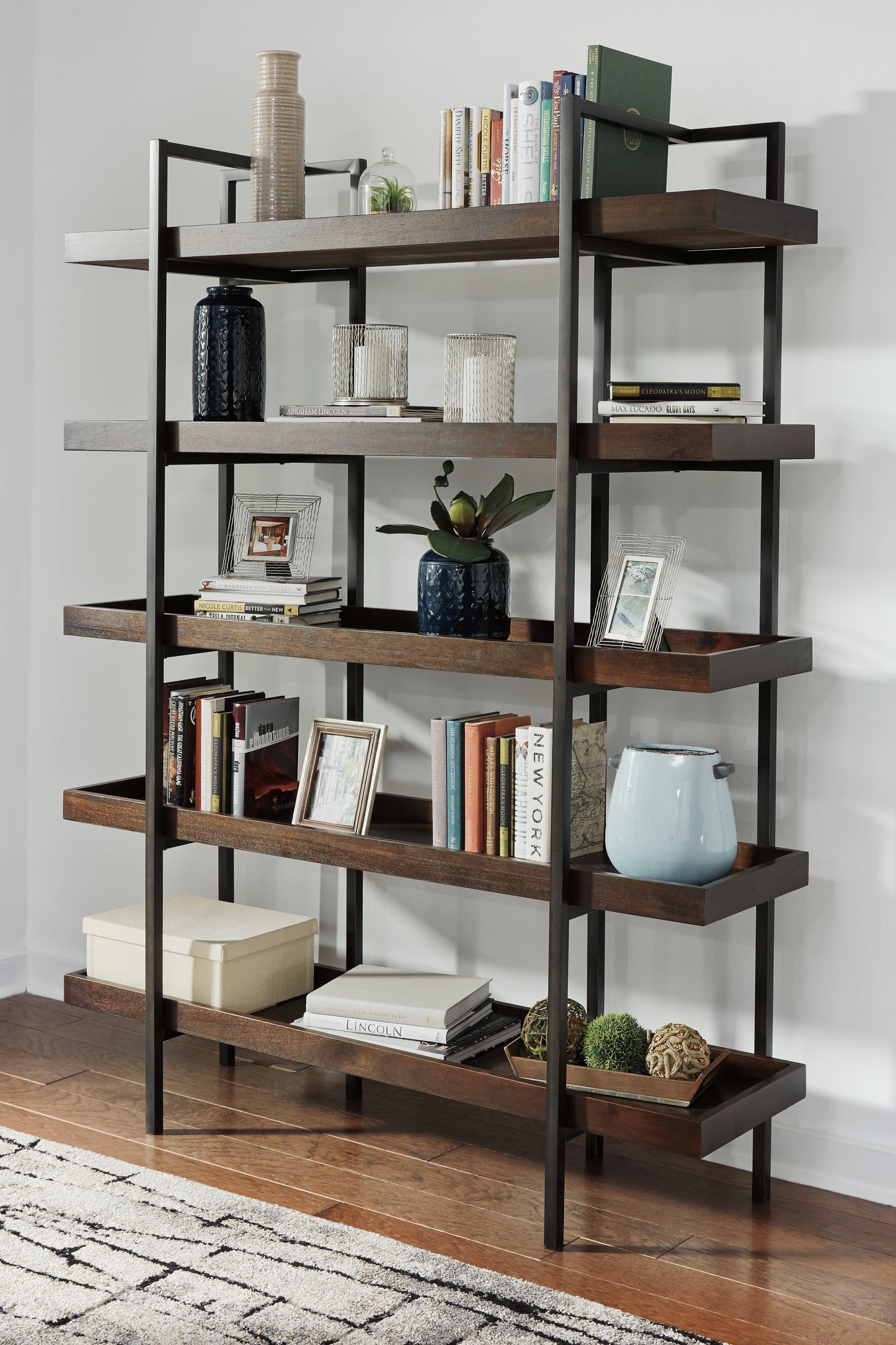 The Furniture Outlets - Ashley Furniture - Starmore Bookcase - Bookcase / Brown - H633-70
