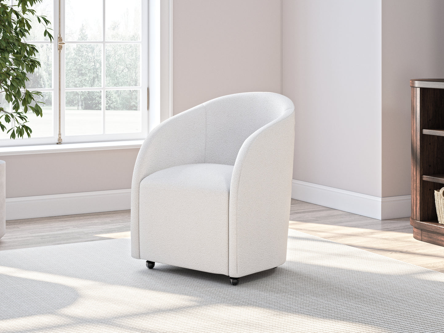 The Furniture Outlets - Ashley Furniture - Korestone Desk Chair - Home Office Desk Chair (1/CN) / White - H687-01A