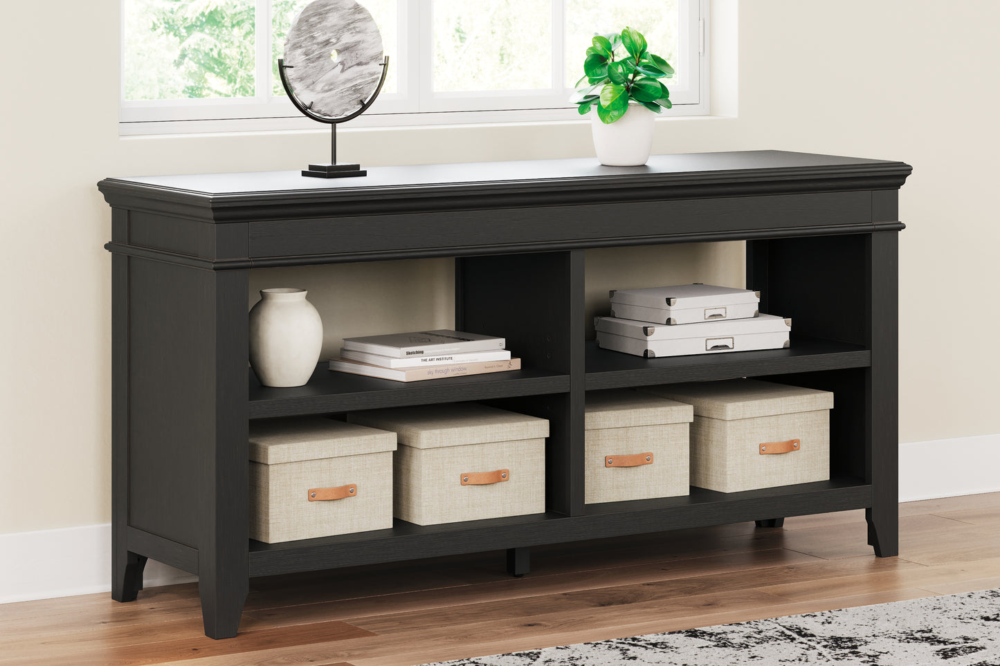 The Furniture Outlets - Ashley Furniture - Beckincreek Credenza - Credenza / Black - H778-46