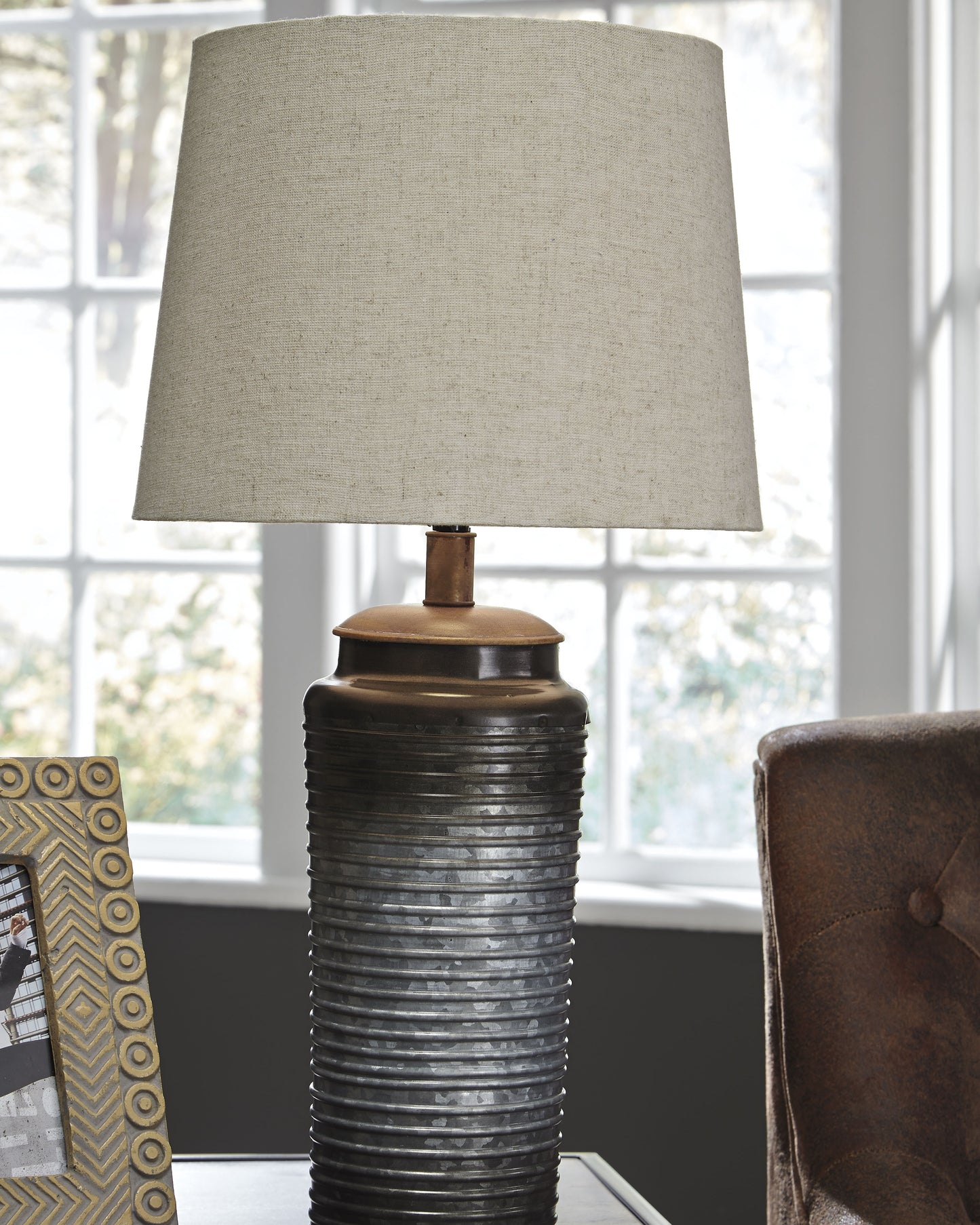 The Furniture Outlets - Ashley Furniture - Norbert Lighting - Metal Table Lamp (Set of 2) / Gray - L204064