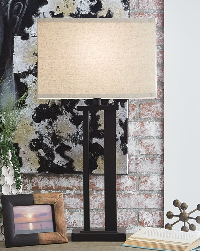 The Furniture Outlets - Ashley Furniture - Aniela Lighting - Metal Table Lamp (Set of 2) / Bronze Finish - L204074