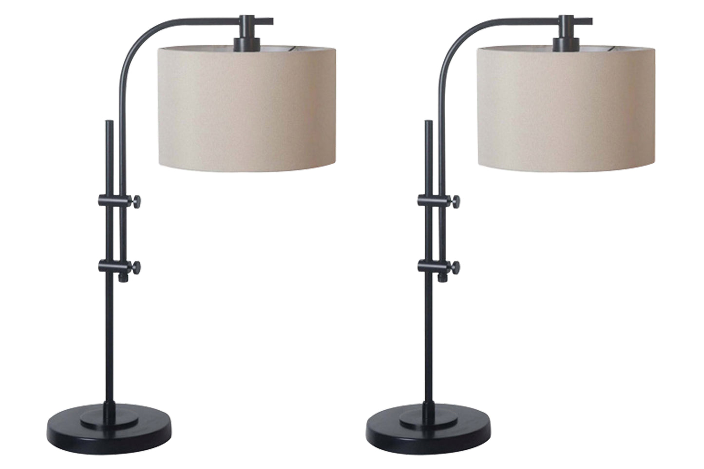 The Furniture Outlets - Ashley Furniture - Baronvale Lighting - Accent Lamp (Set of 2) / Black - L206043X2