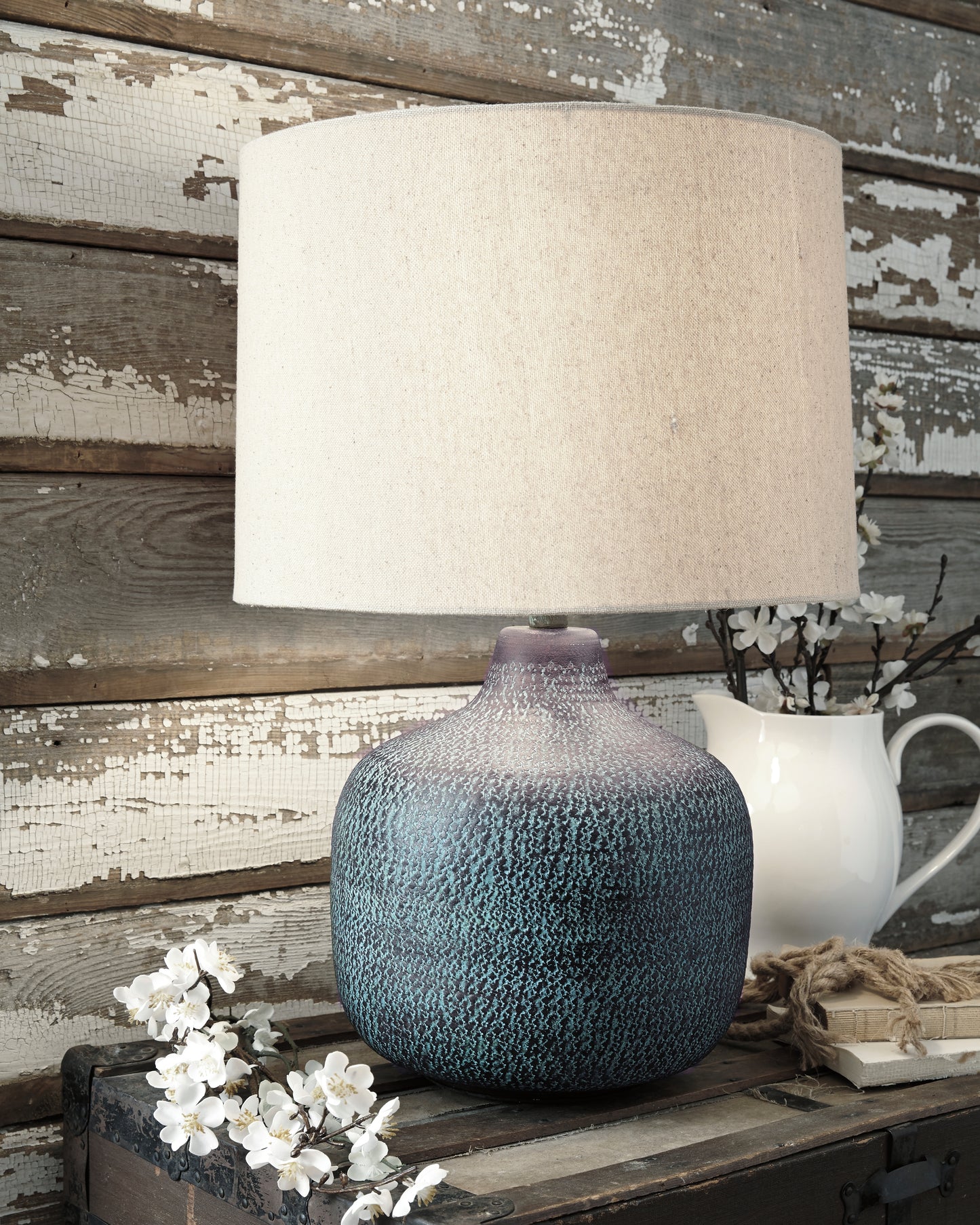 The Furniture Outlets - Ashley Furniture - Malthace Lighting - Table Lamp (Set of 2) / Patina - L207304X2