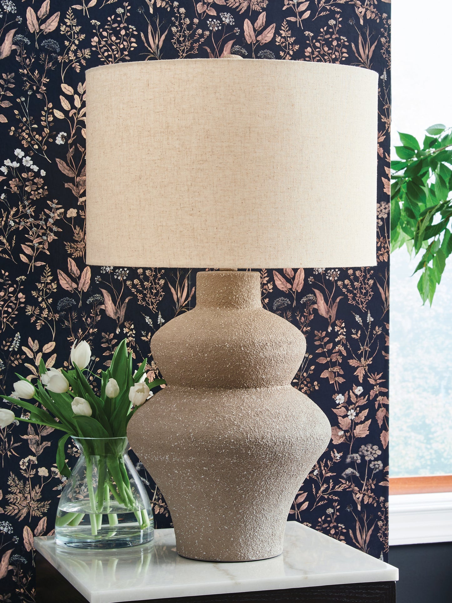 The Furniture Outlets - Ashley Furniture - Jossleigh Lighting - Metal Table Lamp (1/CN) / Beige - L207624