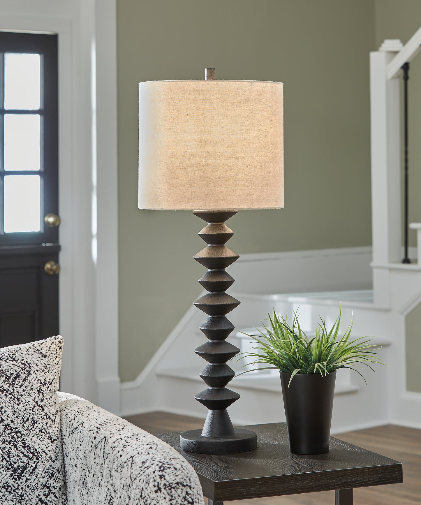 The Furniture Outlets - Ashley Furniture - Luanndon Lighting - 2-Piece Lamp Set / Black - L235783X2