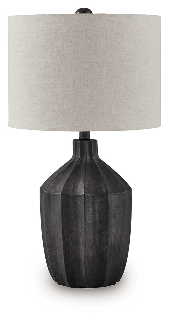 The Furniture Outlets - Ashley Furniture - Jilton Lighting - Poly Table Lamp (1/CN) / Black - L235844