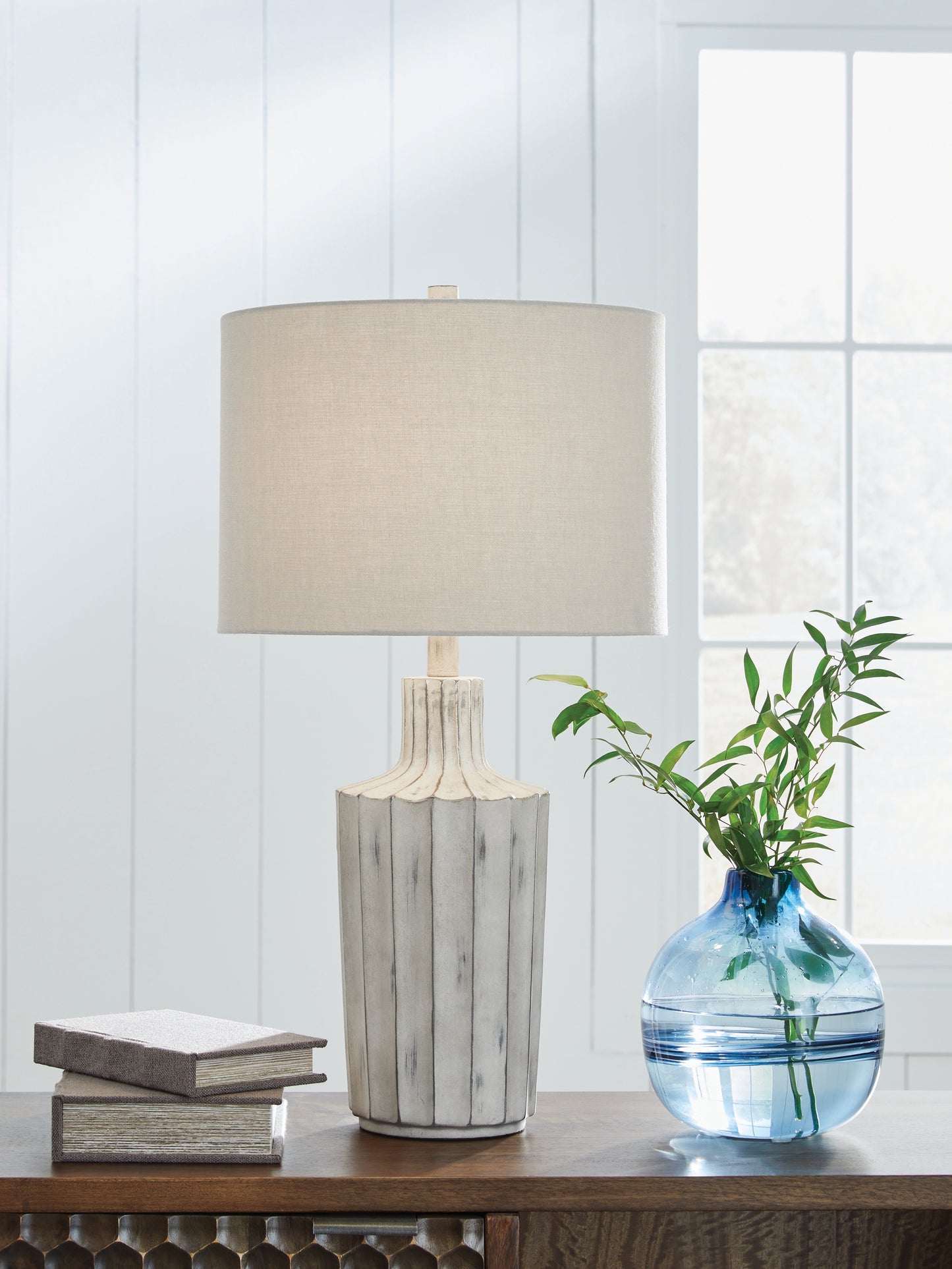 The Furniture Outlets - Ashley Furniture - Imre Lighting - Poly Table Lamp (1/CN) / Distressed Brown - L235884