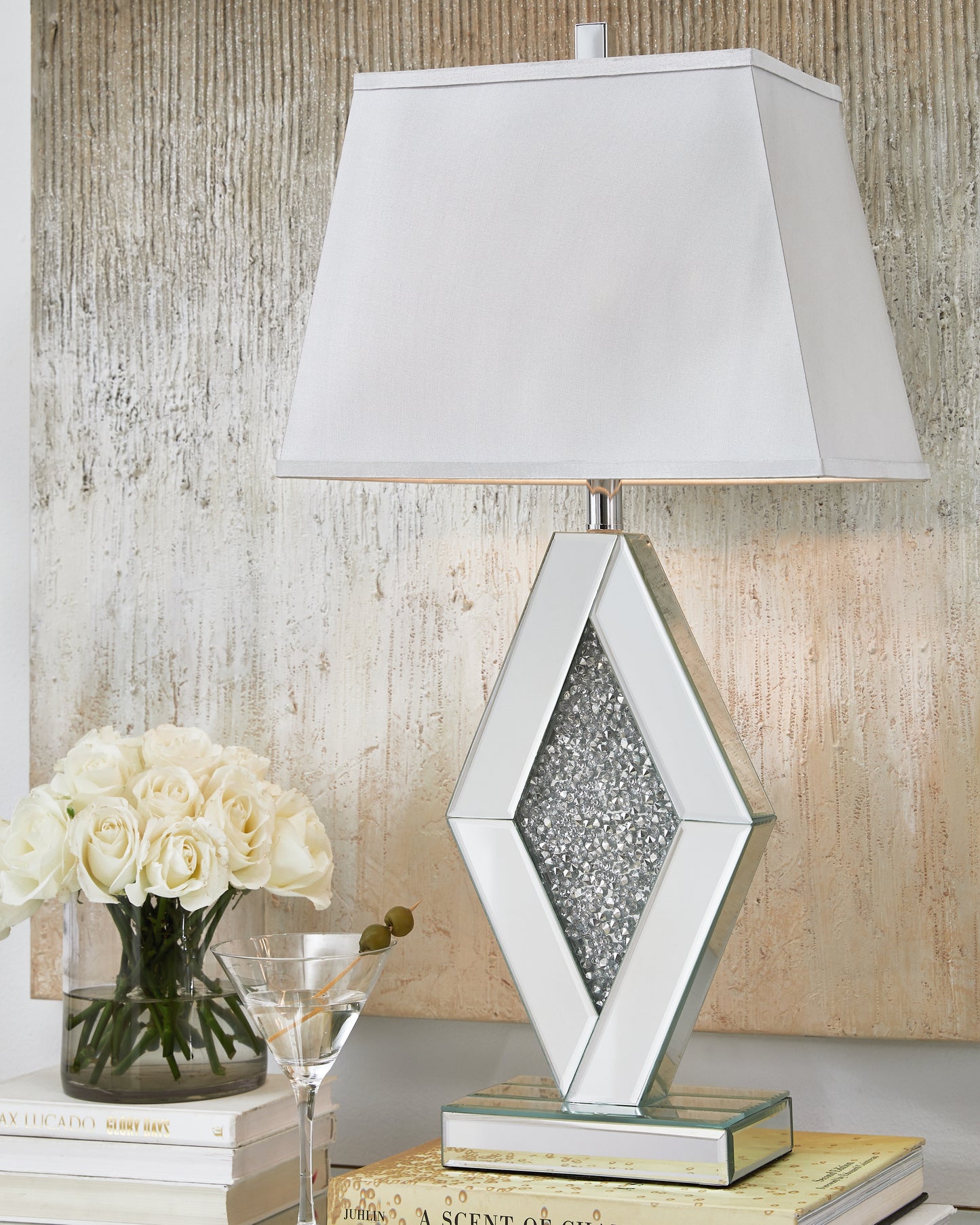 The Furniture Outlets - Ashley Furniture - Prunella Lighting - Table Lamp (Set of 2) / Silver Finish - L429034X2
