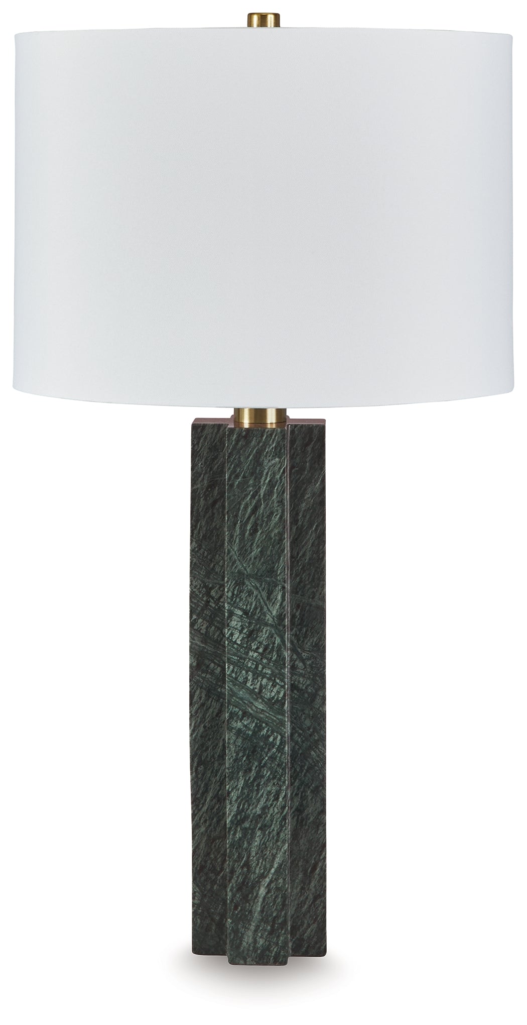 The Furniture Outlets - Ashley Furniture - Keegan Lighting - Marble Table Lamp (1/CN) / Green - L429084