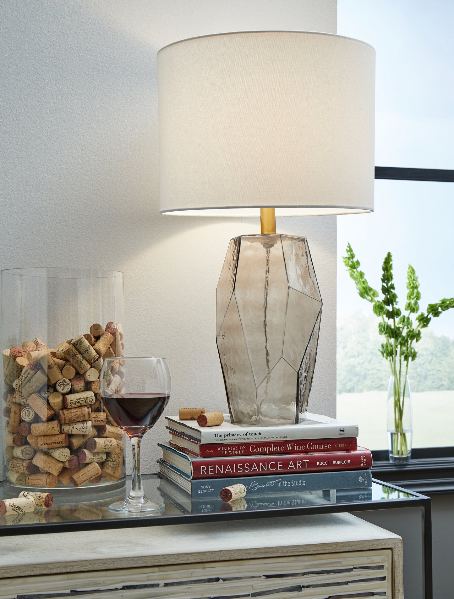 The Furniture Outlets - Ashley Furniture - Taylow Lighting - Table Lamp (Set of 2) / Gray - L430794X2