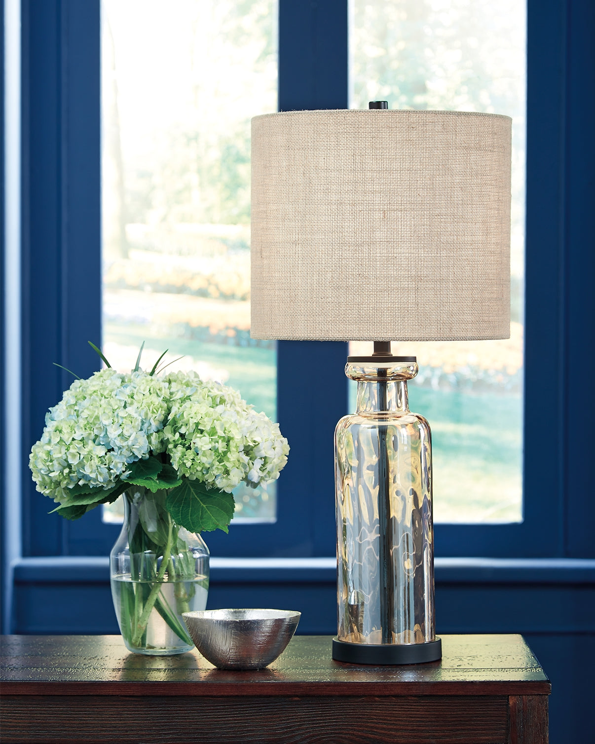 The Furniture Outlets - Ashley Furniture - Laurentia Lighting - Table Lamp (Set of 2) / Champagne - L431414X2