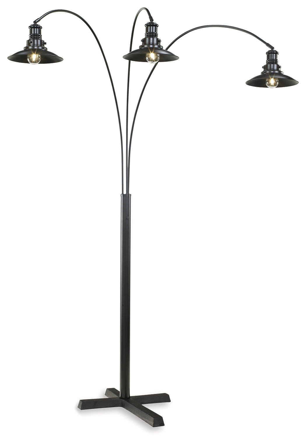 The Furniture Outlets - Ashley Furniture - Sheriel Lighting - Metal Arc Lamp (1/CN) / Black - L725059